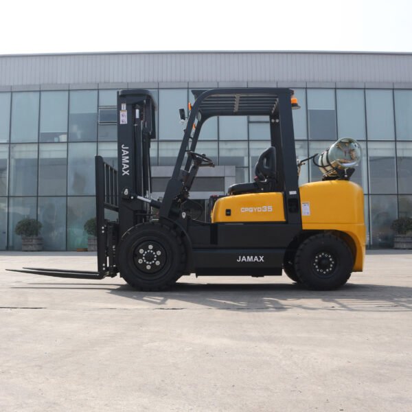 CE LPG forklift, propane forklift, 3500kg LPG gas forklift