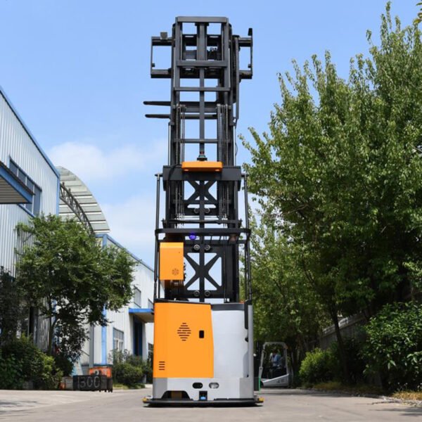 Narrow Aisle 3 way reach truck, electric reach truck 6000mm, cold store reach truck